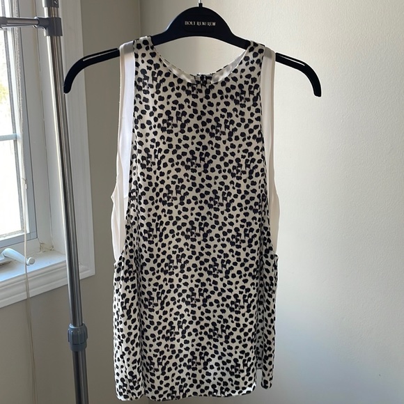 A.L.C Silk Double Layer Racer Blouse - Picture 2 of 12